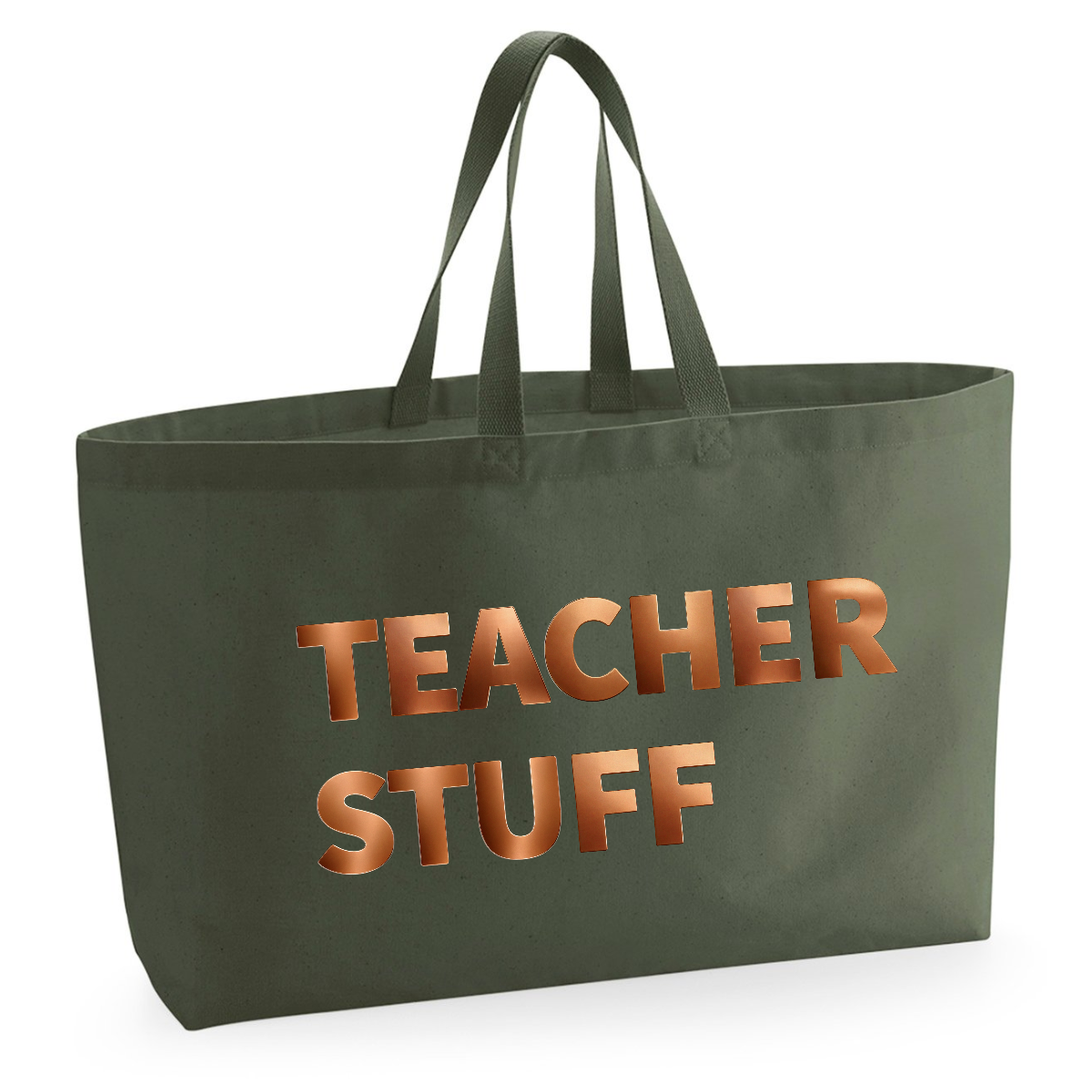 TEACHER STUFF EXTRA LARGE TOTE BAG
