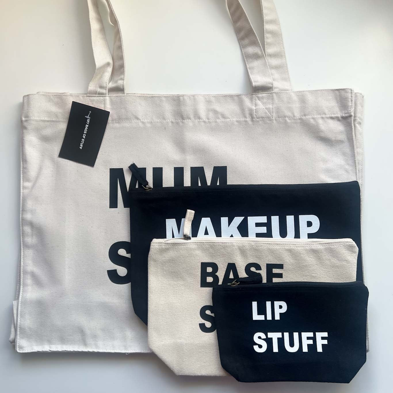 PERSONALISED SMALL RECYCLED CANVAS POUCH