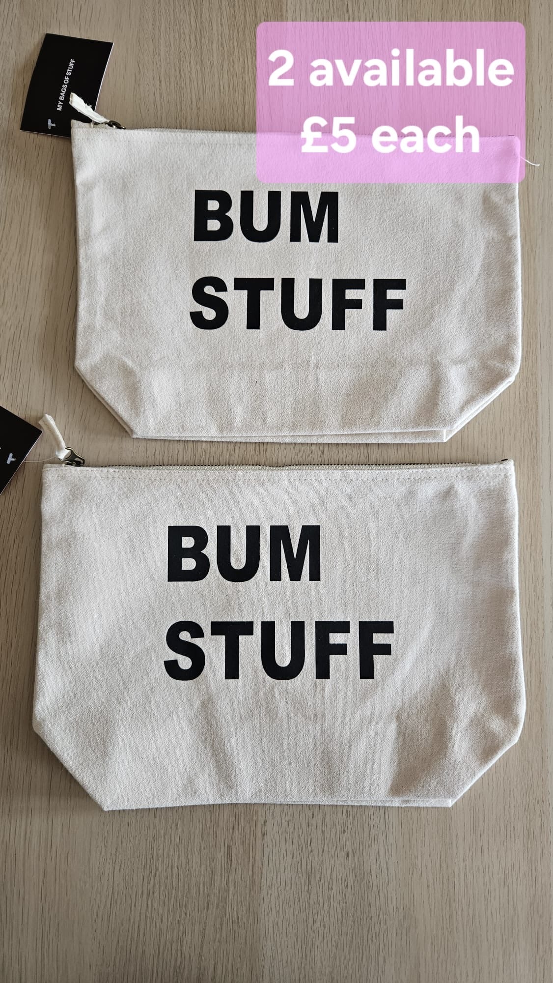 BUM STUFF POUCH SECOND/ SAMPLE