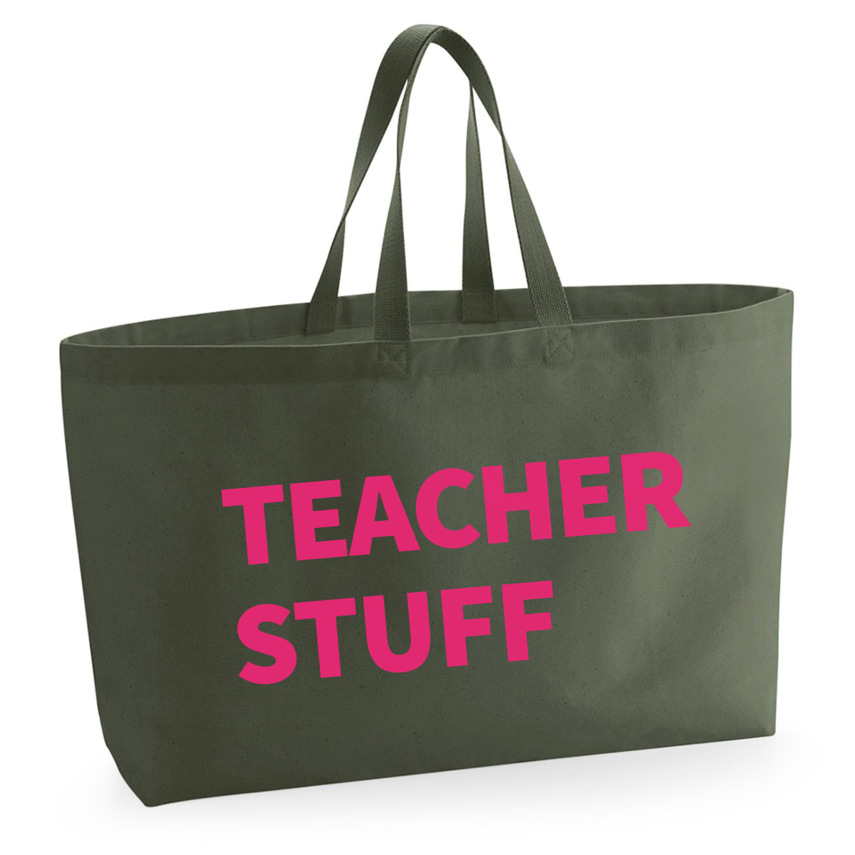 TEACHER STUFF EXTRA LARGE TOTE BAG