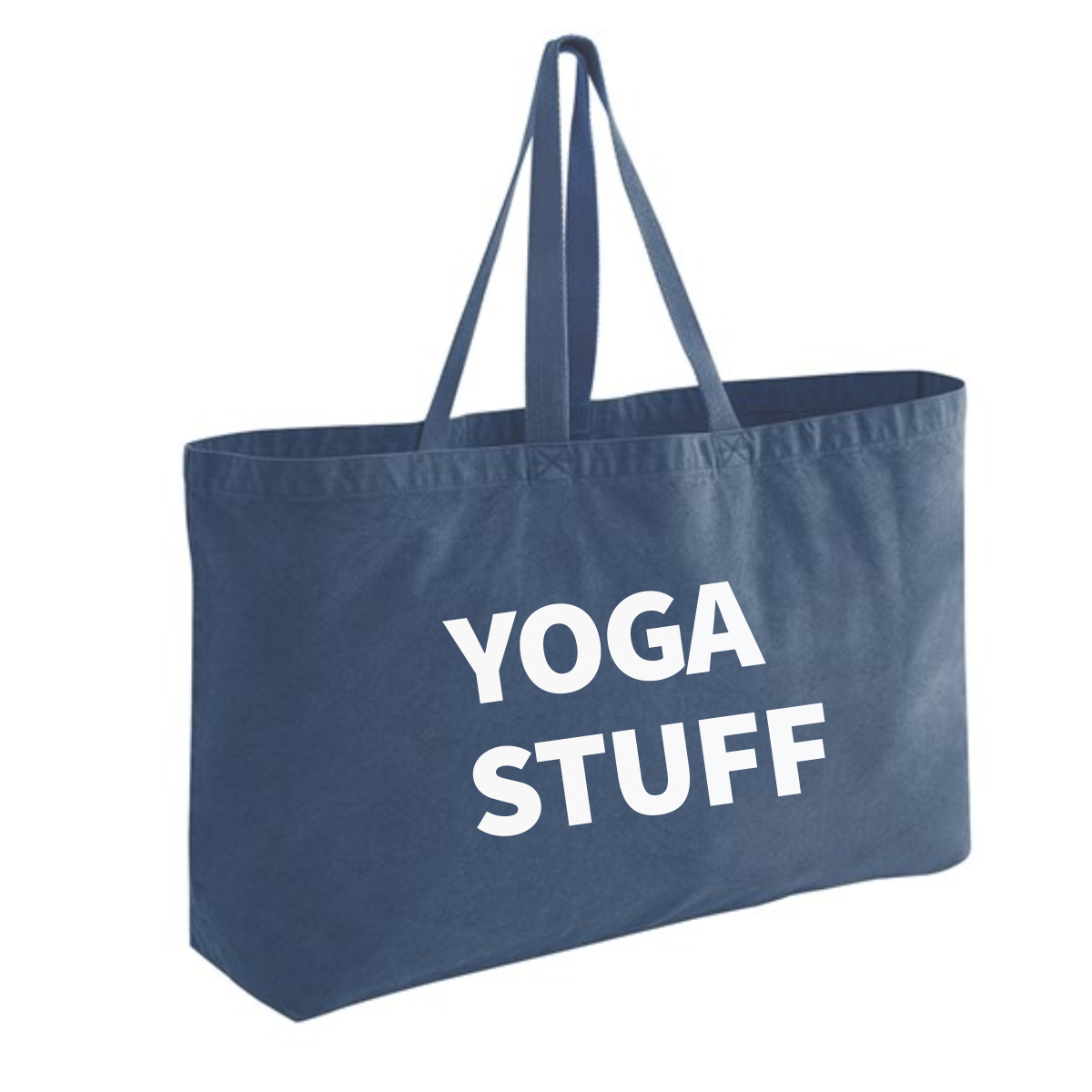 PERSONALISED DENIM EXTRA LARGE TOTE BAG