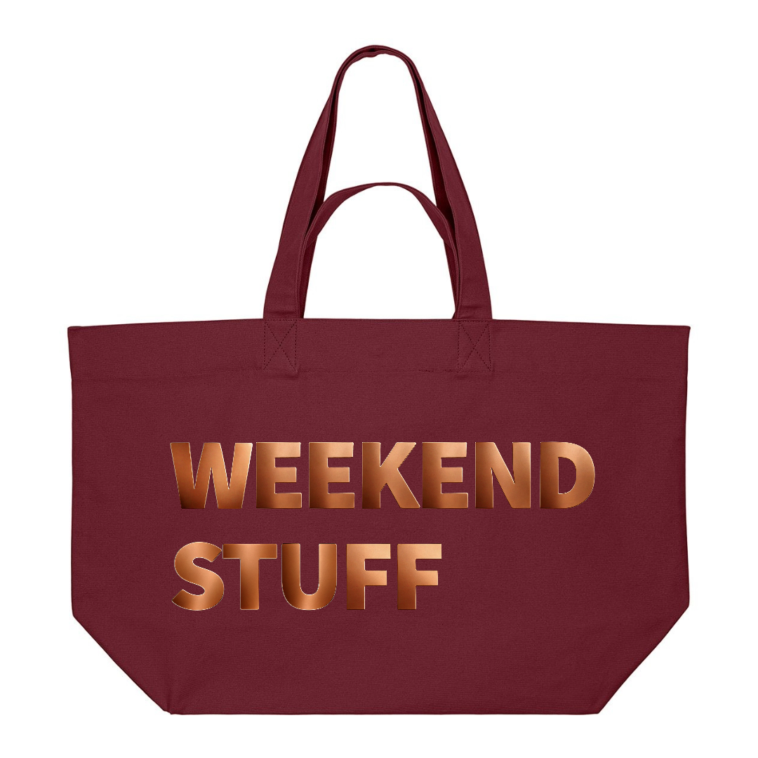 WEEKEND STUFF PREMIUM TOTE BAG