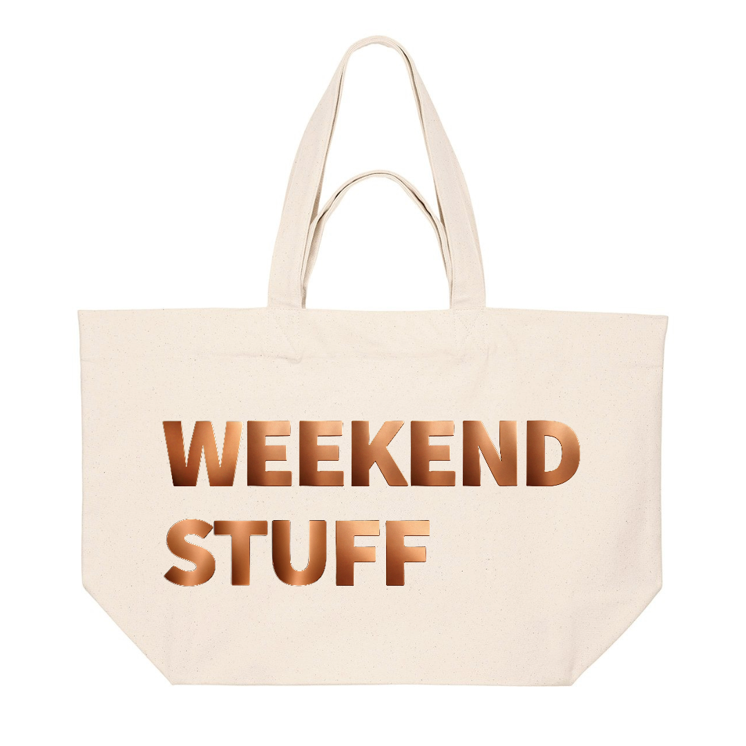 WEEKEND STUFF PREMIUM TOTE BAG