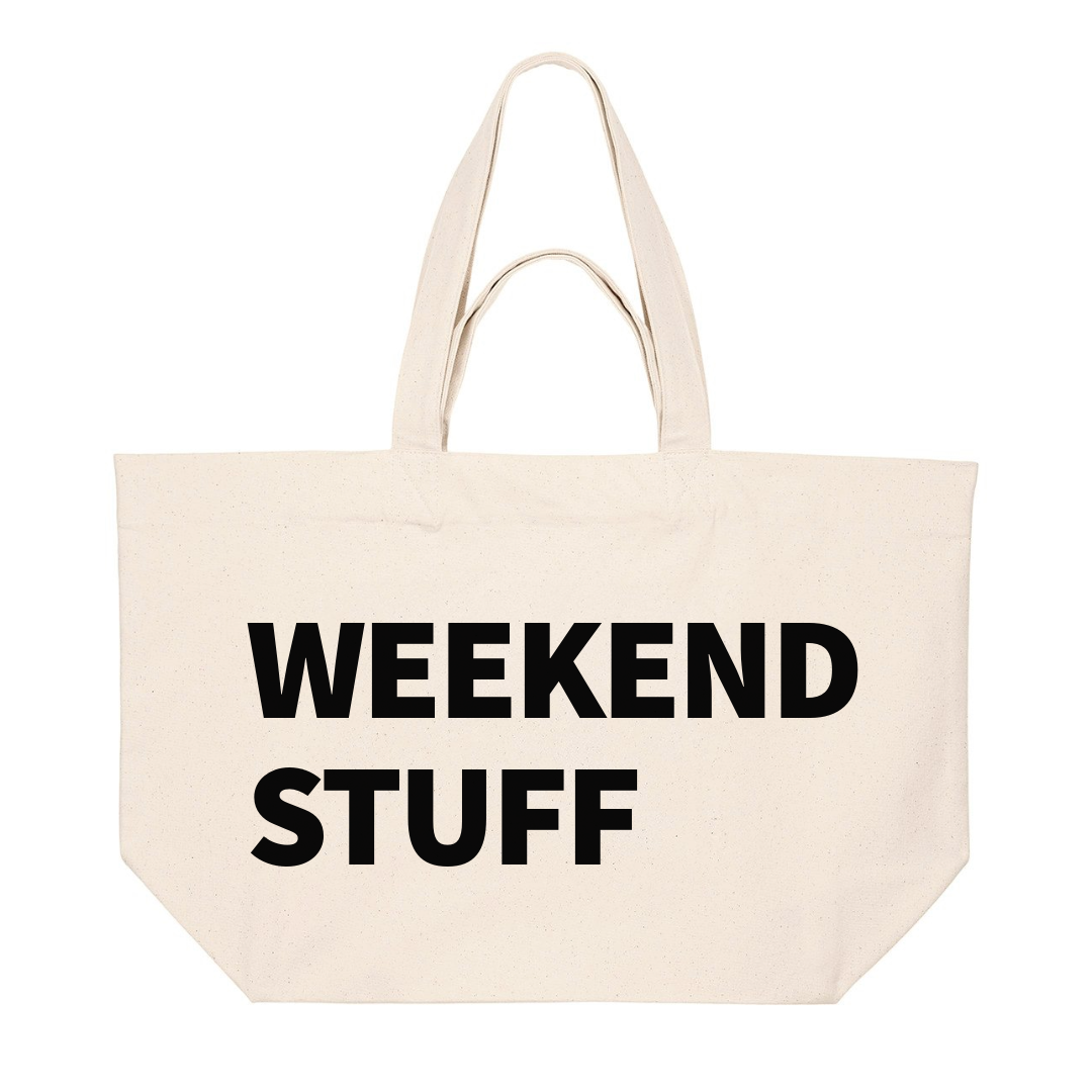 WEEKEND STUFF PREMIUM TOTE BAG