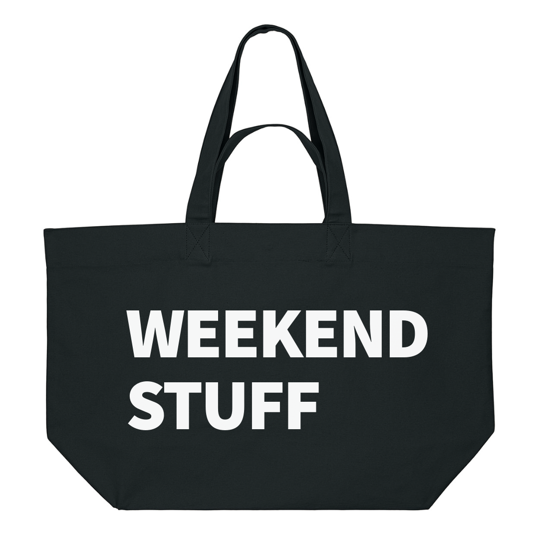 WEEKEND STUFF PREMIUM TOTE BAG