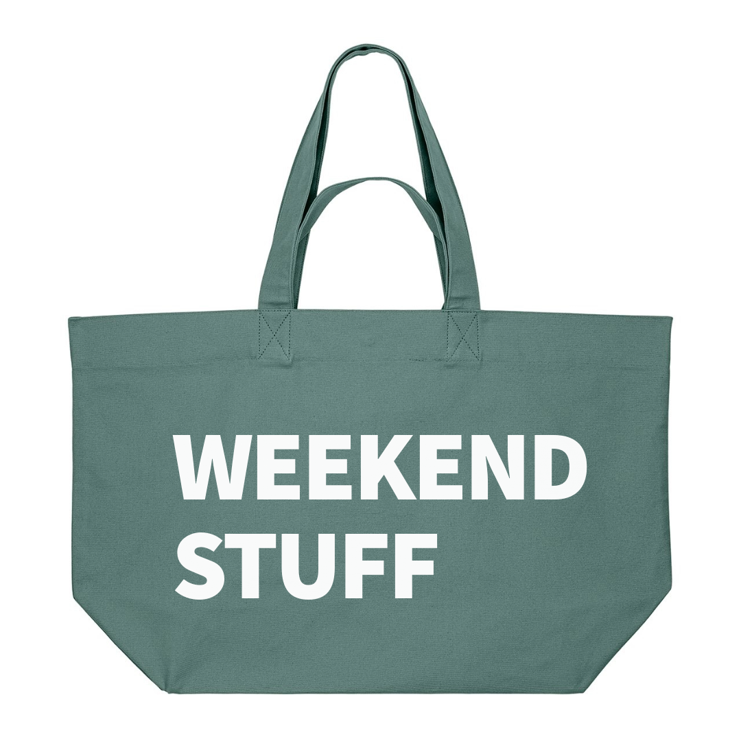 WEEKEND STUFF PREMIUM TOTE BAG