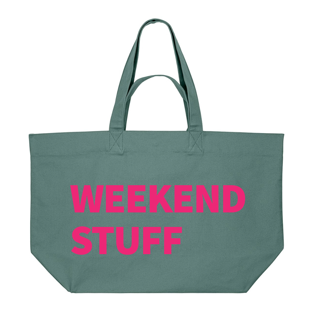 WEEKEND STUFF PREMIUM TOTE BAG