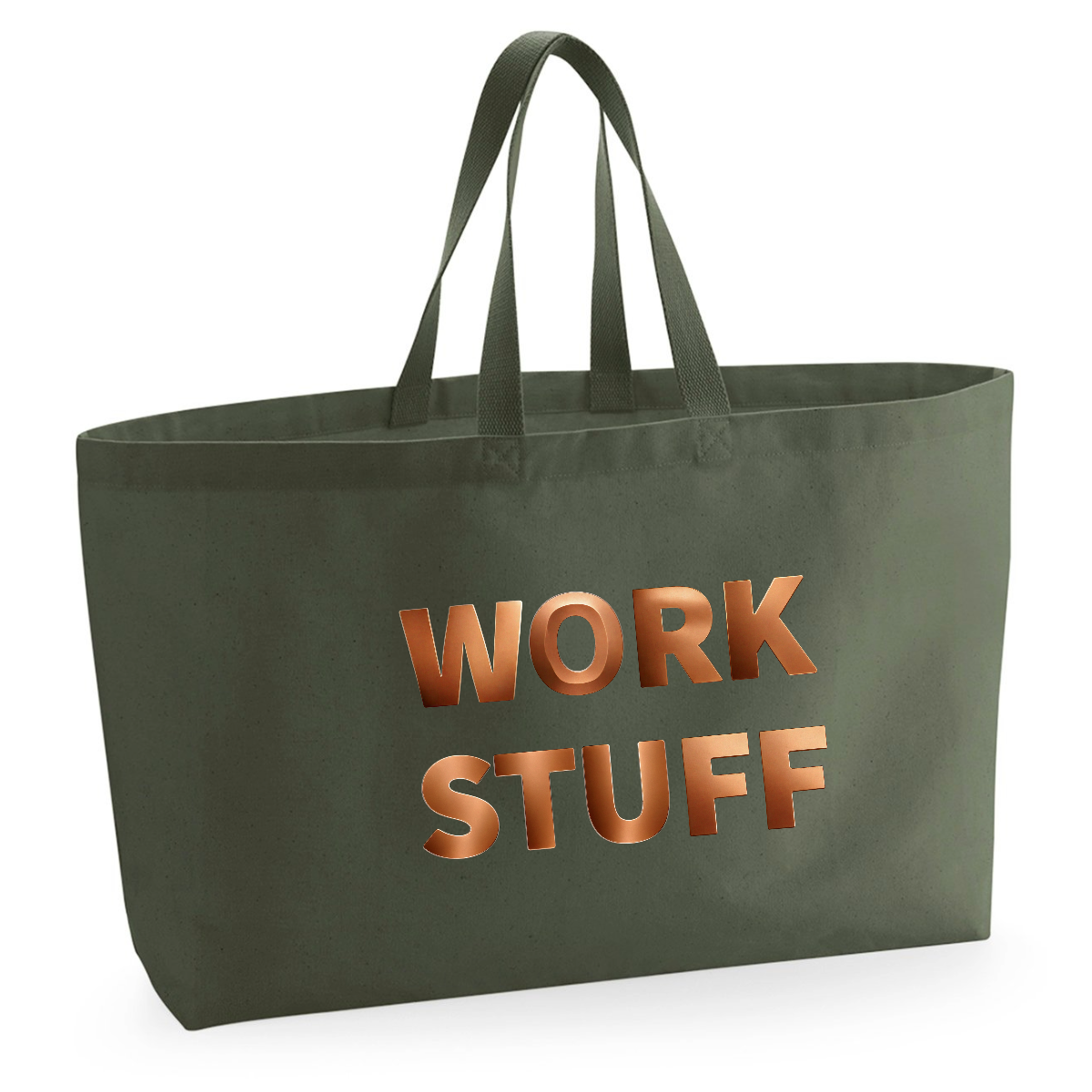 WORK STUFF EXTRA LARGE TOTE BAG