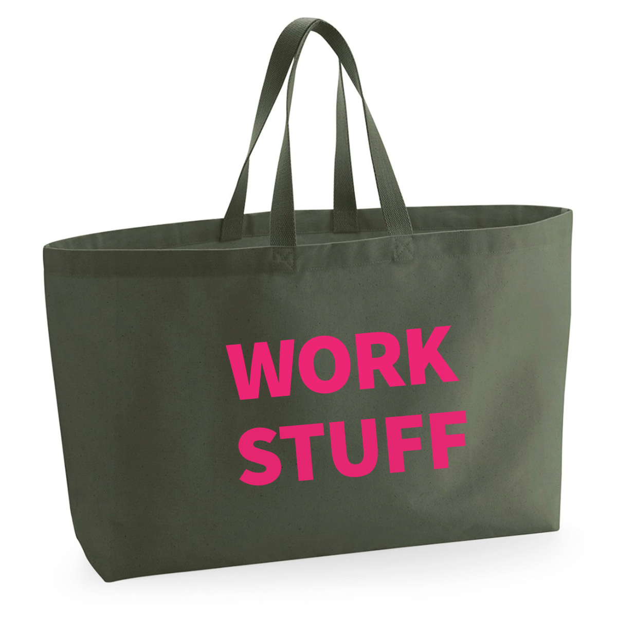 WORK STUFF EXTRA LARGE TOTE BAG
