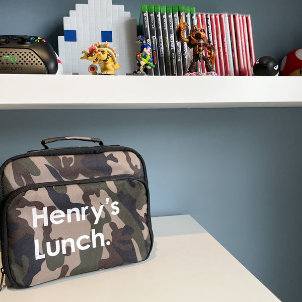 PERSONALISED CAMO LUNCHBOX